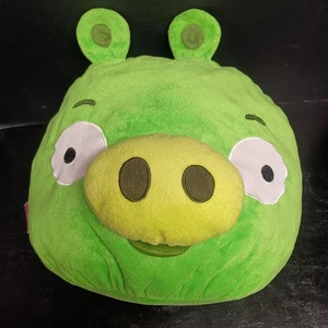 Angry Birds cuscino maiale verde peluche grande 14" - Foto 1 di 6