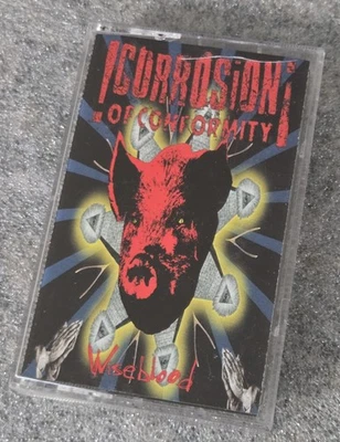 CORROSION OF CONFORMITY (C.O.C) Wiseblood ORG. 1996 Cassette Tape Down Crowbar  - Image 1 of 3