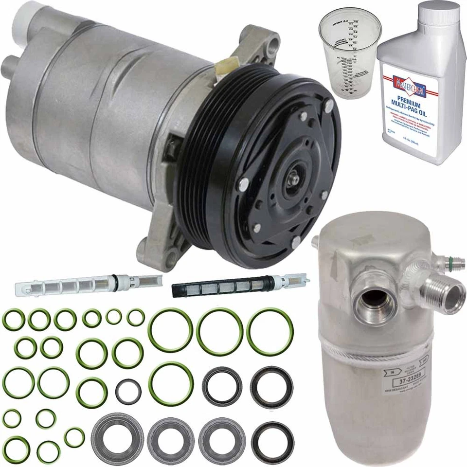 For Chevrolet Caprice 1994 1995 Omega AC Compressor w/ A/C Repair Kit TCP - Image 1 of 1