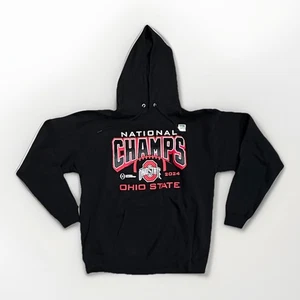 Ohio State Buckeyes National Champions Sudadera con Capucha Gráfica, Negra, Grande - Imagen 1 de 7