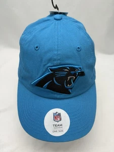 Carolina Panthers NFL Team Apparel Blue Adjustable Football Cap Hat OS, NWT - Picture 1 of 7