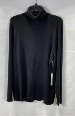 Suéter Chico's para mujer negro cuello alto talla 2XL Foto 1 de 4