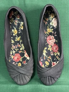 Xappeal Damen Ballerinas Stoff Slipper US 7 (0414117) Gummisohle süß gebraucht, in einwandfreiem Zustand - Bild 1 von 9