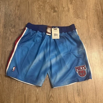 Mitchell & Ness New Jersey Nets Authentic 1990-91 Basketball Men’s Shorts Sz 4XL - Image 1 of 4