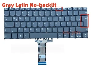 Latin Gray laptop keyboard For Lenovo IdeaPad 14 ALC7 PT4S SN311C NCB2301 2022 - Picture 1 of 2