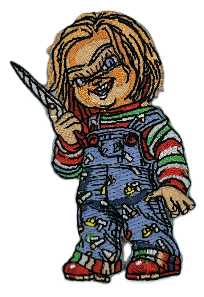 Chucky Childs Play Horror Applique Embroidered Iron on Patch