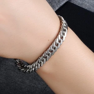 Männer Armbänder Hip Hop Armbänder Frauen Armband Mesh Armband Flache Armband - Bild 1 von 12