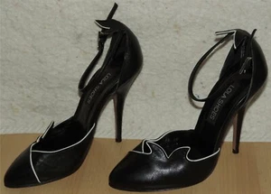 LOLA SHOES High Heels - Leder - Gr. 35 - Schwarz - 11,0 cm Stilettoabsatz - Bild 1 von 19