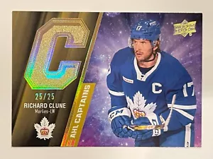 2021-22 Upper Deck AHL Captains Marlies Richard Clune Gold /25 #L-3 - Picture 1 of 2