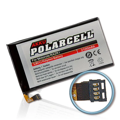 PolarCell Batterie pour Motorola RAZR i XT890 EG30 SNN5916A snn5916b - Photo 1/2