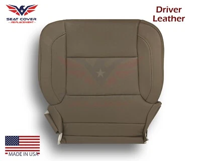 Cubierta de asiento de cuero perforado tostado para Chevy Silverado Suburban Tahoe 2014-2019 Foto 1 de 4