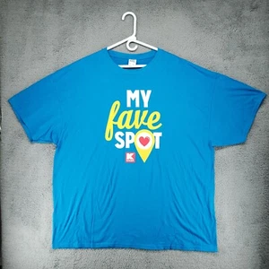 KMART 2008 Official Rare "My Fave Spot" Employee Staff T-Shirt Mens 3XL Blue - Picture 1 of 17