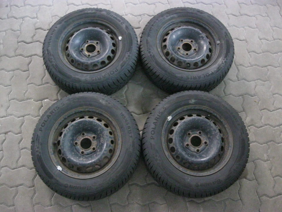 Winterräder Kompletträder Räder Renault Megane IV 4  6Jx15 Et35 195/65R15 91T - Bild 1 von 4