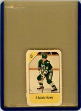 1982-83 POST CEREAL MINI NHL HOCKEY CARD MARK HOWE HARTFORD WHALERS #NNO