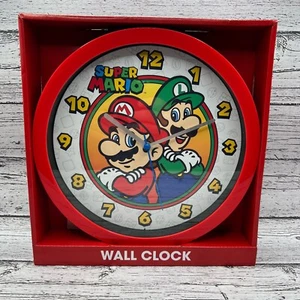 Reloj de Pared Super Mario Pantalla Analógica Mario Luigi - Imagen 1 de 6