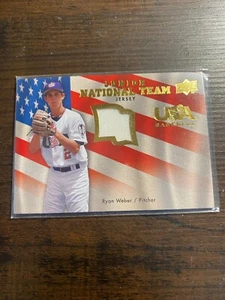 A78,438 - 2008 Upper Deck USA Junior National Team Jerseys #RW Ryan Weber - Picture 1 of 1