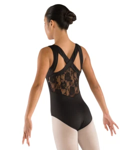 Dance Leotard Danz N Motion 2403A Adult Sizes Black Ballet Jazz - Picture 1 of 42