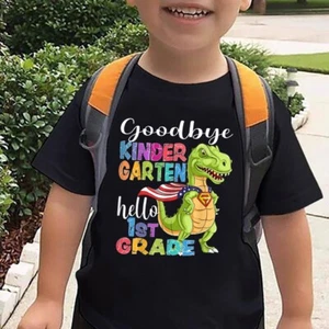Goodbye kindergarten hello 1st grade, gift ideas for kids boys t-shirt - Picture 1 of 1