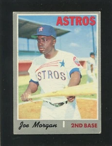 #537 JOE MORGAN, Astros - 1970 Topps: VG-EX, no creases, good gloss 230694e - Picture 1 of 3