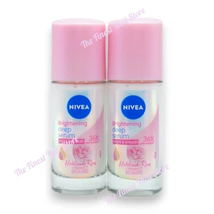 Nivea Brightening Deep Serum Roll On : Hokkaido Rose Scent 40ml Bundle of 2 - Picture 1 of 2
