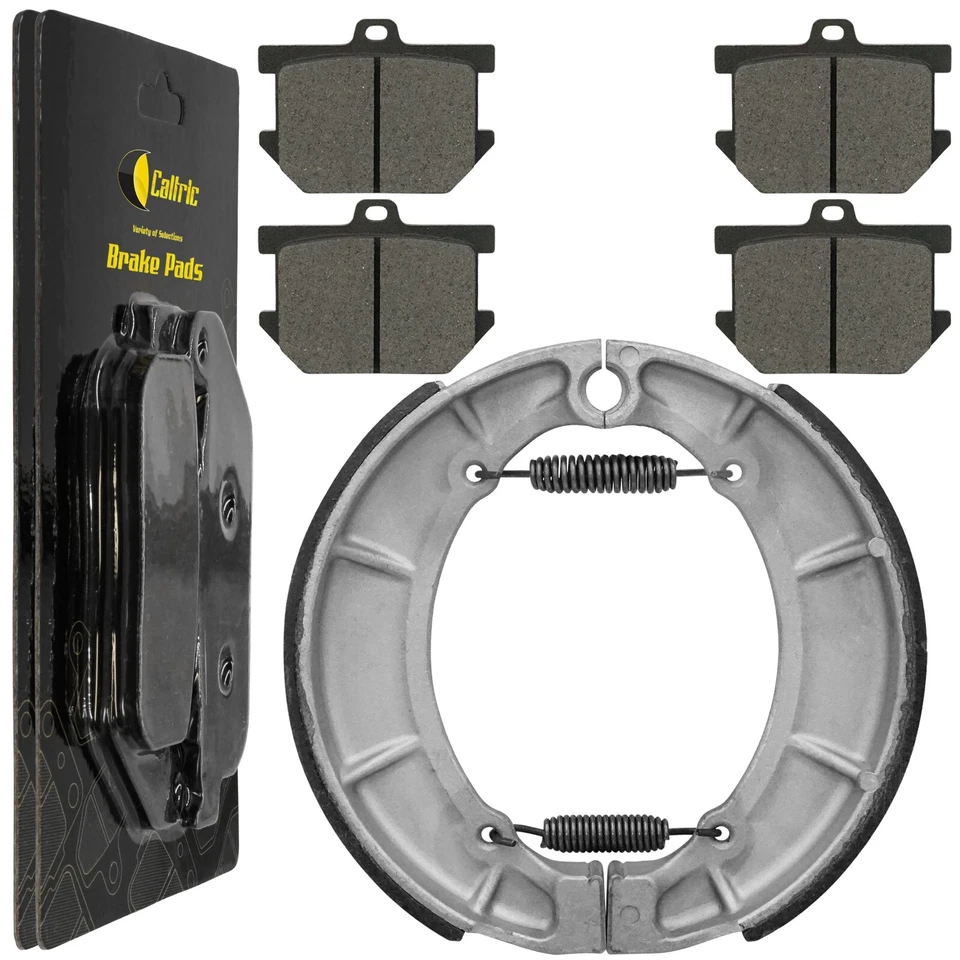 Front Brake Pads & Rear Brake Shoes for Yamaha XV920R Virago 1981 1982 Foto 1 de 4