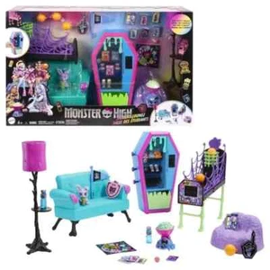 MATTEL Monster High Student Lounge Playset Doll Toy Vending Machine - Picture 1 of 4
