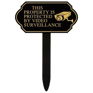 Private Property No Trespassing Sign, 7.09 x 3.54 Inches Self Adhesive Modern... - Picture 1 of 8