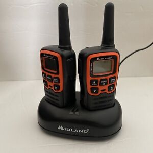 T51A Midland X-talker Two Way Radios Walkie Talkie Rechargeable Charging Base