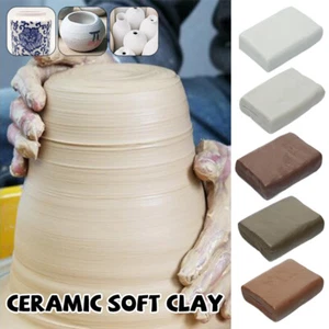 Ceramic Clay DIY Manual Sculpture Clay Soft Pottery Free Baking Ceramic Material - Picture 1 of 22