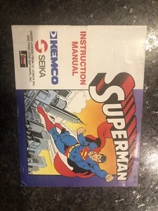 SUPERMAN SUPER MAN MANUAL DE INSTRUCCIONES ORIGINAL LIBRO DE JUEGOS NINTENDO NES HQ - Imagen 1 de 1
