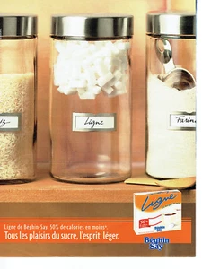 Publicité Advertising 108  2002    Béghin Say  sucre ligne  50% calories - Imagen 1 de 1