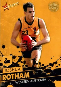 2016 West Coast Eagles AFL Select Future Force Rookie Card - Josh Rotham - Picture 1 of 3