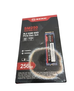 SEKC SSD 256GB NVMe M.2 2280 PCIe Gen3.0x4 SSD - Picture 1 of 4