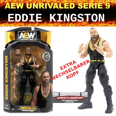 JAZEWARES AEW UNRIVALED SERIE 9 EDDIE KINGSTON FIGUR ALL ELITE WRESTLING ELITE JAZWARES 73