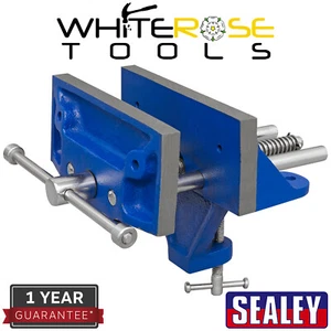 Sealey Holzbearbeitung Schraubstock mit Klemmaufnahme 150 mm Werkzeug - Bild 1 von 7