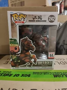 Funko Pop vinyl Three Kingdoms 6 inch Guan Yu on Chi Tu China exclusive - Picture 1 of 6