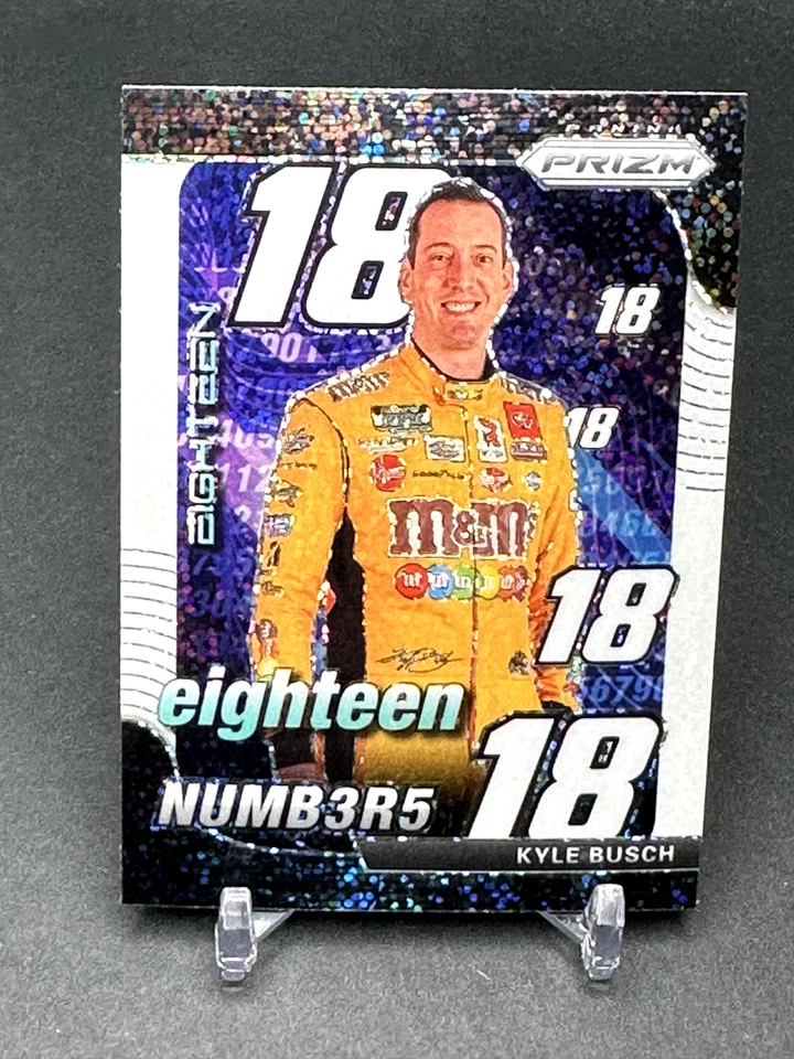 Kyle Busch 2020 Panini Prizm Numb3r5 White Sparkle #N2 - Image 1 of 2