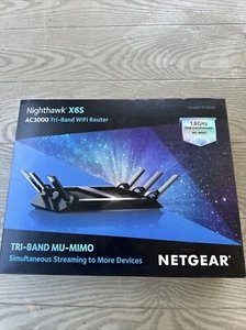 ✅️GETESTET🛜NETGEAR Nighthawk X6 AC3000 Tri-Band 4 Port Smart WLAN Router R7900 - Bild 1 von 7