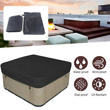2 Sizes Pool Spa Outdoor Hot Tub Spa Cover Waterproof Dust-Proof Uv Resistant Us