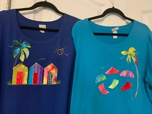KARLA MARIE SHORT SLEEVE BEACH DRESS - 1X - CHOOSE COLOR - Picture 1 of 14