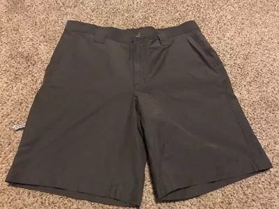 COLUMBIA Charcoal Gray Hiking Shorts Men's Size 34 EUC - Image 1 of 4