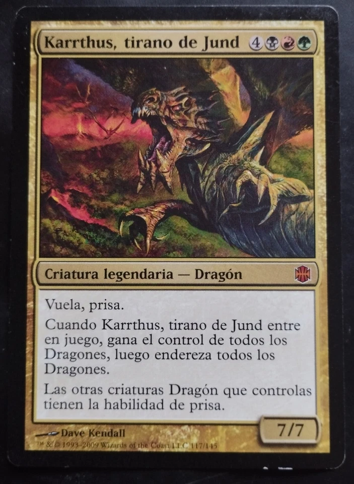 MTG KARRTUSH, TIRANO DE JUND /  KARRTHUS, TYRANT OF JUND - ARB - SPANISH EX - Imagen 1 de 1
