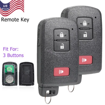 2 para Toyota Tacoma 2015-2020 mando a distancia inteligente coche llavero HYQ14FBA 281451-2110 AG Foto 1 de 4