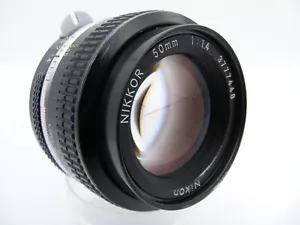 Nikon Nikkor 50mm f1.4 lens manual focus No 3777448 Mount Nikon F non Ai - Picture 1 of 23