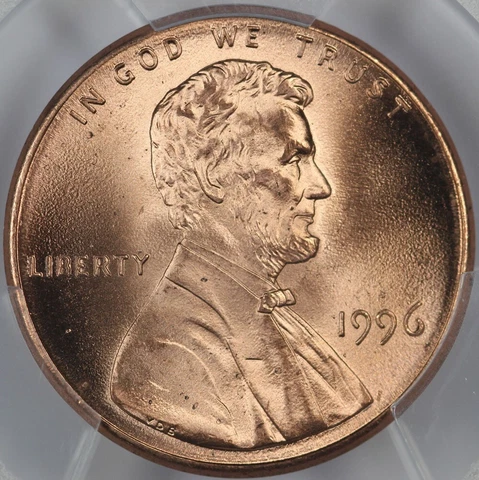 1996 PCGS MS67RD Lincoln Cent 46644566 Cover