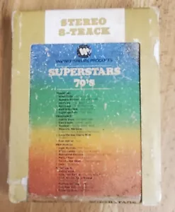 Vintage Superstars Of The 70‘s 8-Track Untested With Sleeve - Imagen 1 de 4