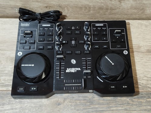 Hercules DJControl Instinct 2 Channel Pro DJ Controller Party Laptop USB Mixer