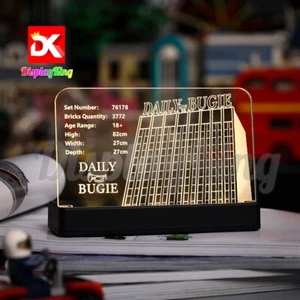Display King - LED display plaque for Lego Daily Bugle 76178 (NEW) - Picture 1 of 9