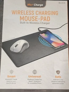 Mouse Pad With Wireless Qi Charging Max Charge - Picture 1 of 2