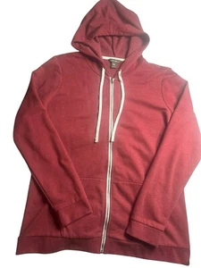 Eddie Bauer Sweater Women’s Hoodie Outdoors Full Zip Front Pocket Pink Size L - Picture 1 of 6